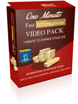 One Minute Fast Affirmations Video Pack