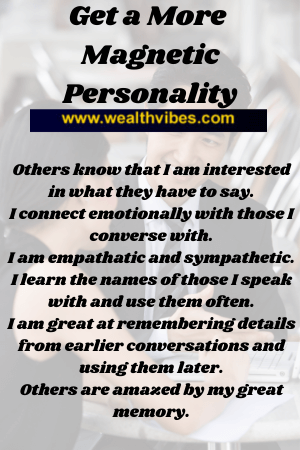 magnetic personality affirmations